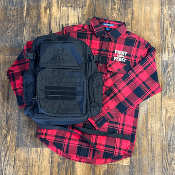 FLF Tactical Bag and Flannel