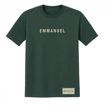 Emmanuel Tri-Blend Tee-Heather Forest Green