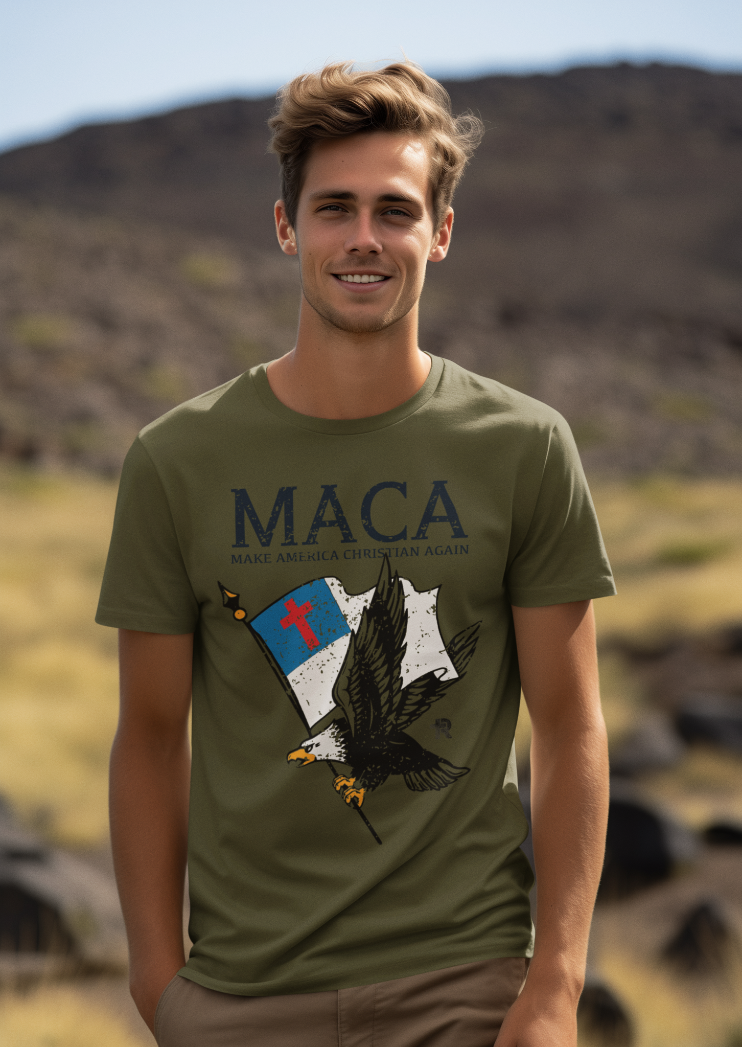 MACA Eagle Tri-Blend Tee